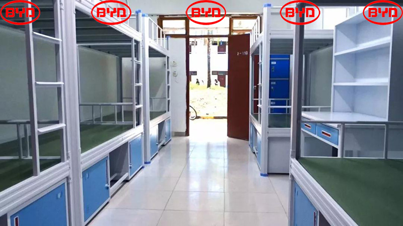 艾尚家具宿舍鐵架床廠家攜手比亞迪共建全新現代化宿舍