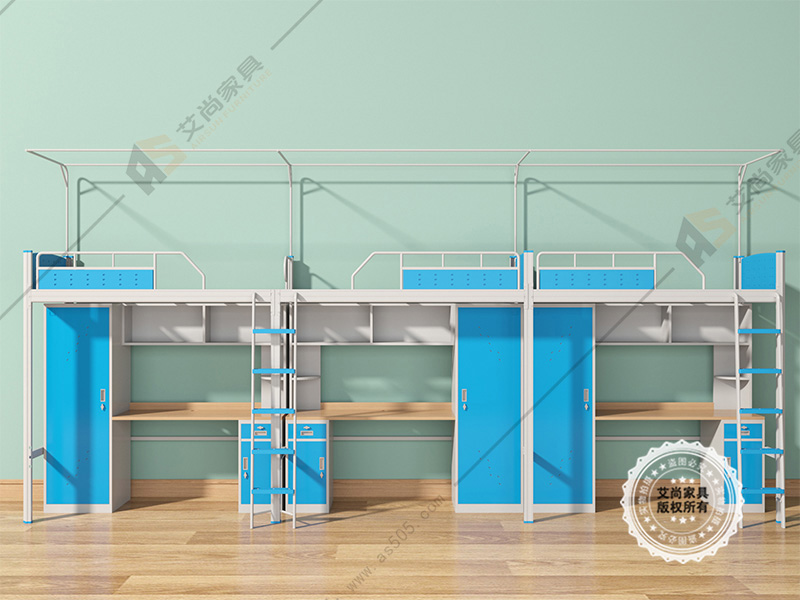 側梯-三人公寓床