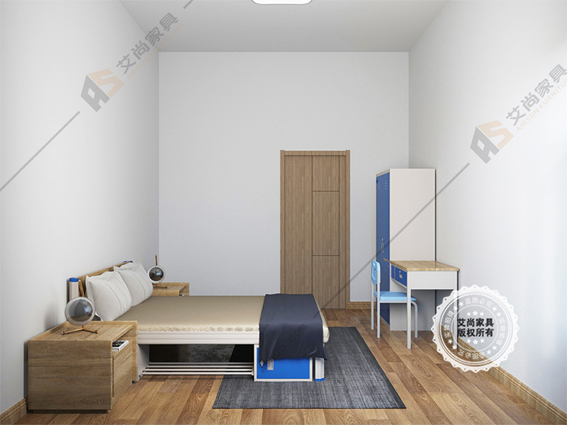 簡約現代單層床