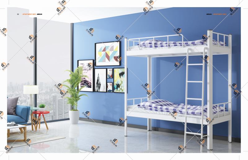 學生上下鋪鐵床廠家