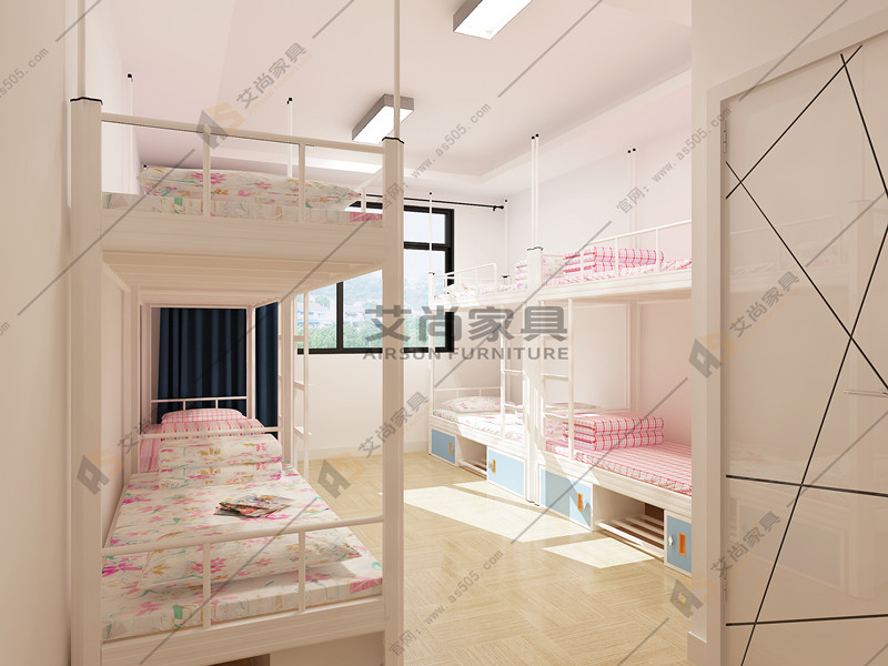 上下雙層鐵架床