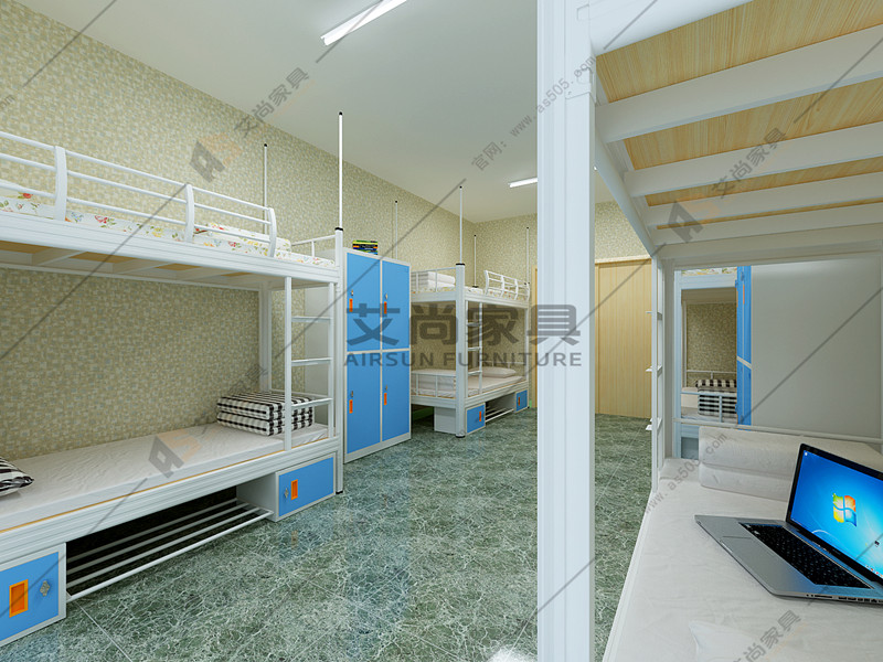 宿舍雙層高低鐵床 宿舍雙層高低鐵床
